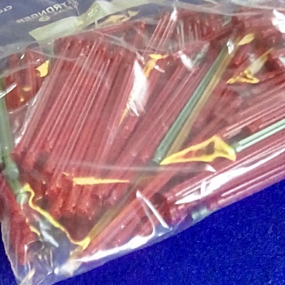 K'NEX 128 mm rods red, tan, grey - Picture 2 of 5